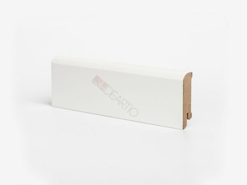 Плинтус МДФ Deartio Белый U 102-60  60х16х2050мм